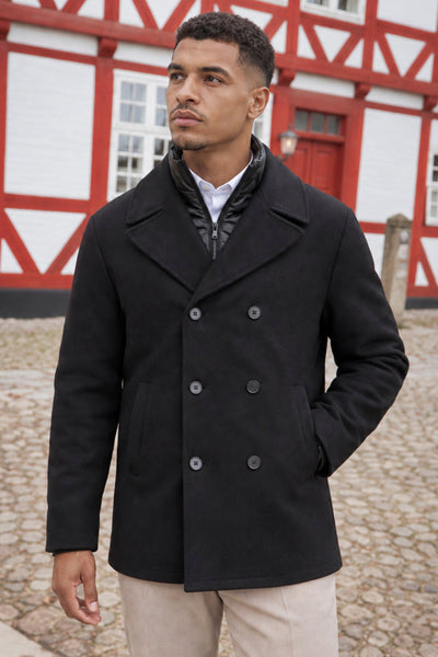 Jack & Jones Dedetroit Peacoat Zwart