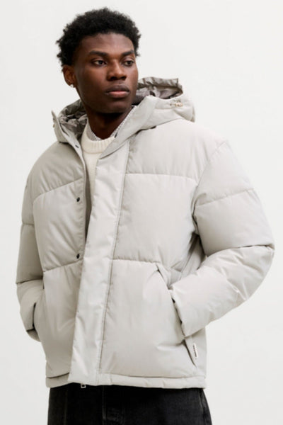 Jack & Jones Soho Puffer Hood Aw26 Dove