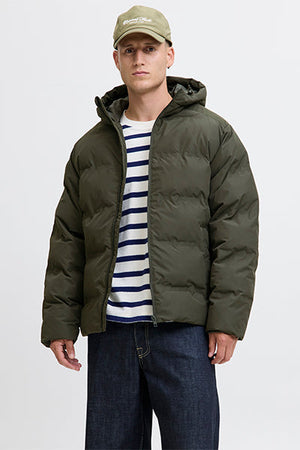 Jack & Jones Soho Puffer Hood Jacket  Rosin