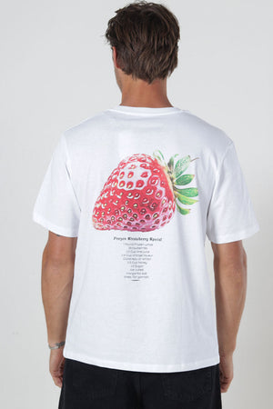 Jack & Jones Bradley Relaxed Fit Fruits Tee Bright White