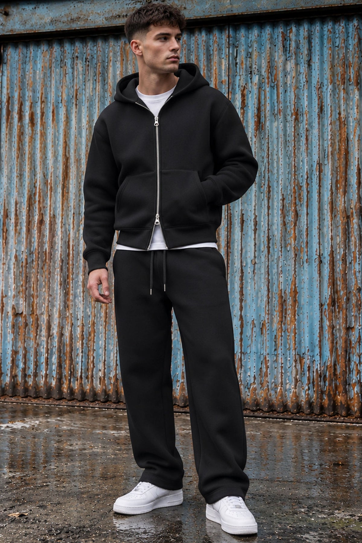 Jack & Jones Bill Legacy Scuba Unc Sweat Pants Black