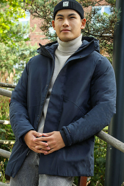 Jack & Jones Keen Stretch Parka Jacket Dark Navy