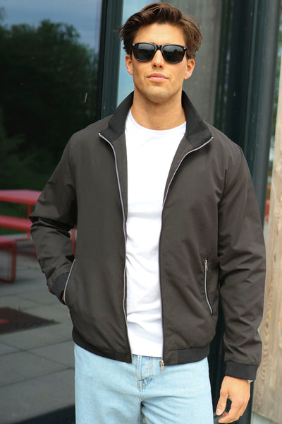 Jack & Jones Rush Harrington Bomber Black