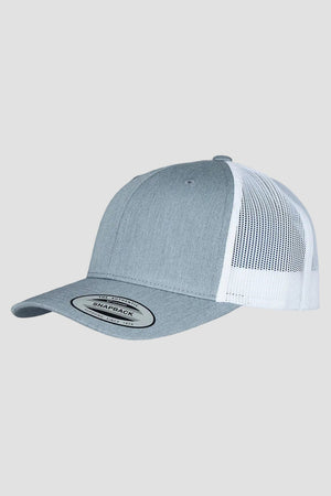 Flexfit Retro Trucker Heather Grey / White