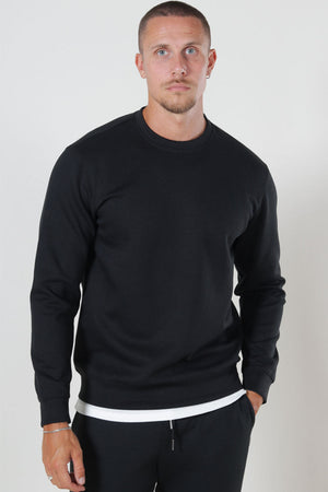 ONLY & SONS Luca Regular Fit Crew Neck Black