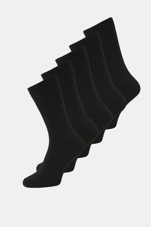 Jack & Jones Basic Tennis Sock 5- Pack Black