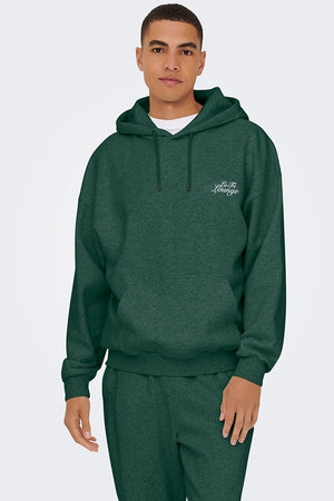 ONLY & SONS Ceres Chill Oversize Hoodie Sweatt Pine Grove