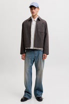 Jack & Jones Austin Clean Check Shirt Snow White