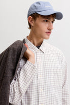 Jack & Jones Austin Clean Check Shirt Snow White