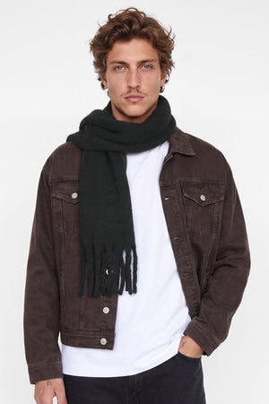Jack & Jones Norrebro Chunky Scarf Black