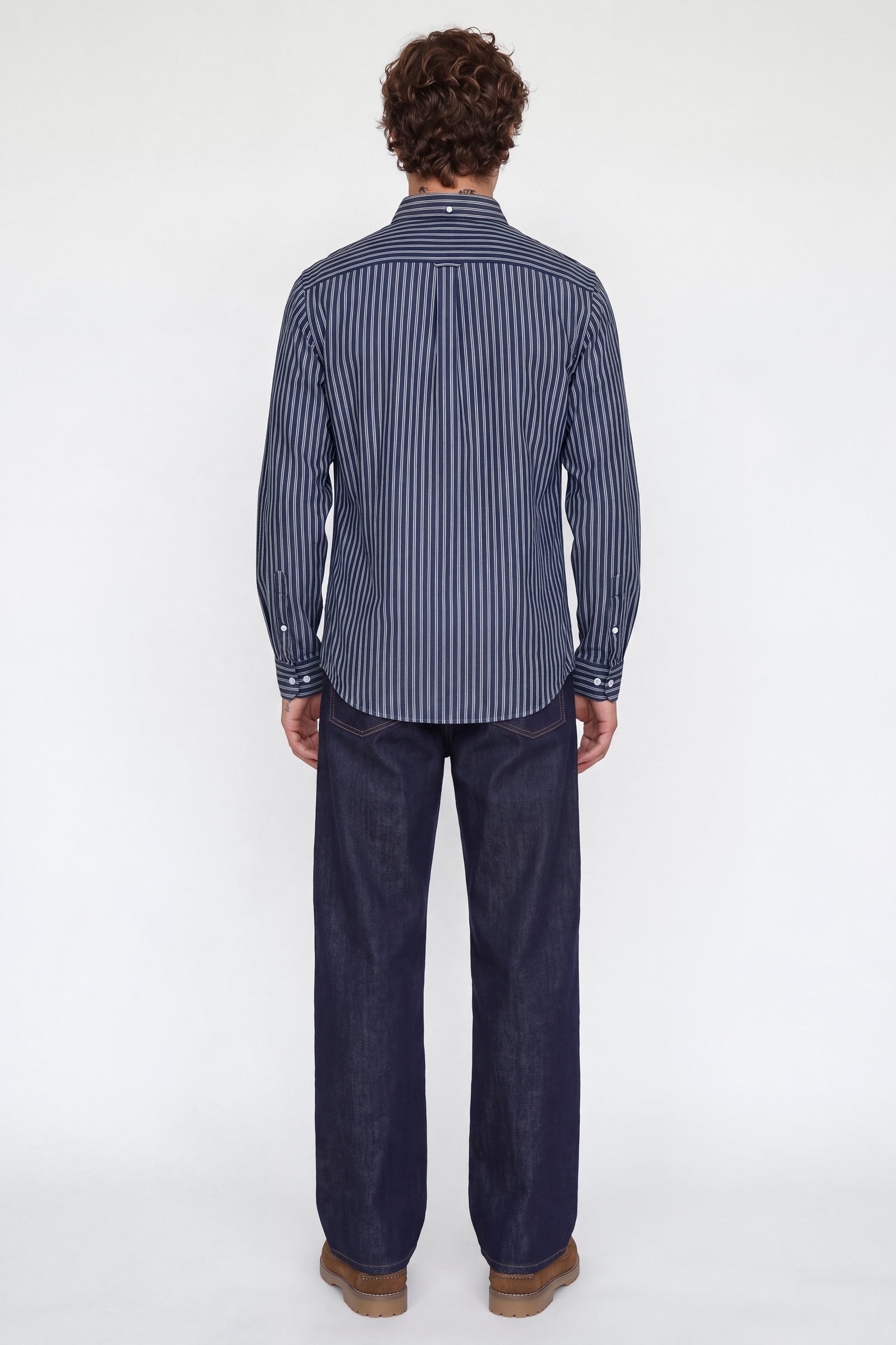 Jack & Jones Harvey Oxford LS Shirt Navy Blazer