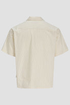 Jack & Jones Menton Poplin Stripe Resort Shirt SS Cloud Dancer