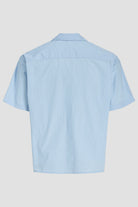 Jack & Jones Menton Poplin Stripe Resort Shirt SS Cashmere Blue