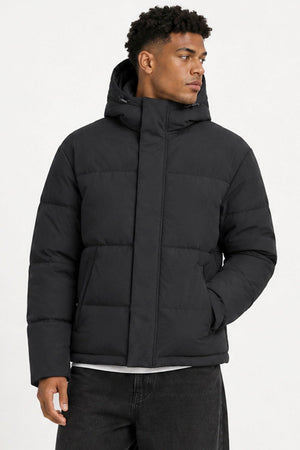Jack & Jones Soho Puffer Hood Black