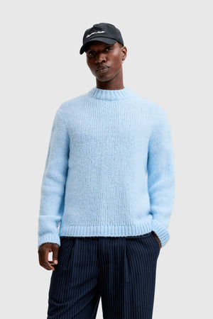 Jack & Jones Salamanco Knit Crew Neck Cashmere Blue