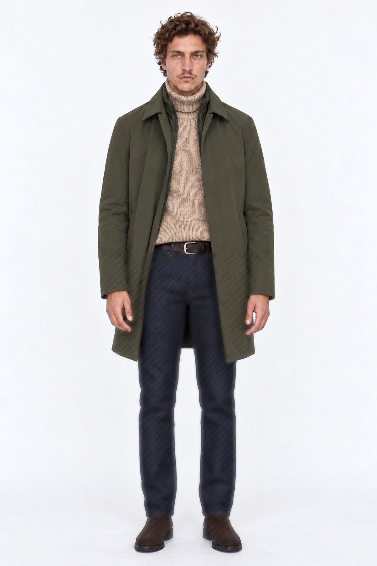 Jack & Jones Bladevon Mac Coat Forest Night