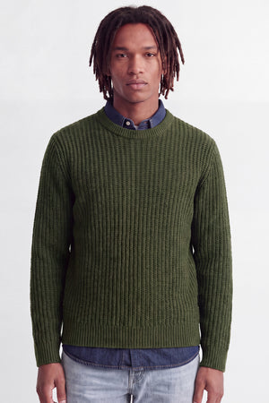 Jack & Jones Axon Knit Crew Neck Forest Night Pullover