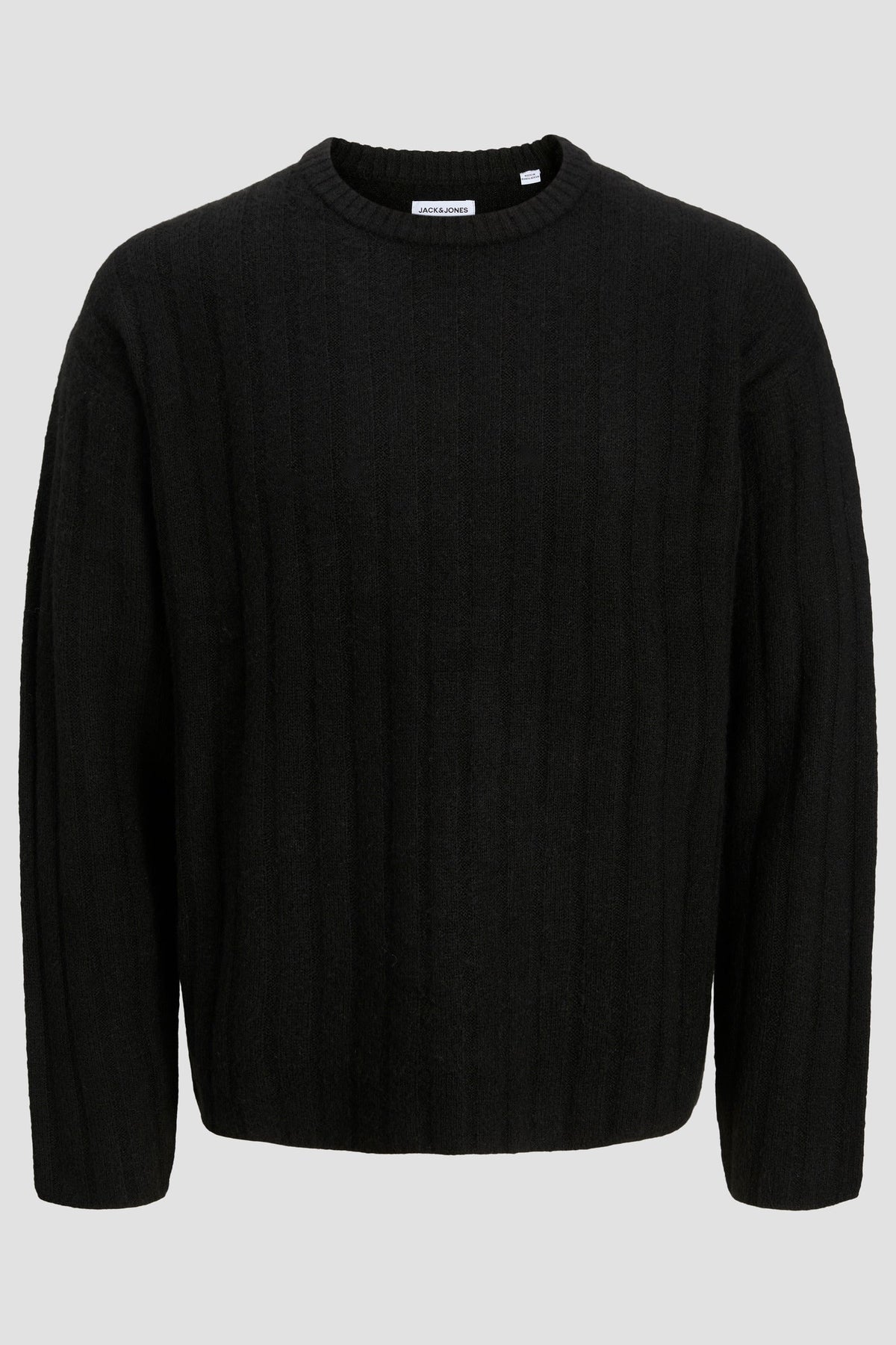 Jack & Jones Bradley Carter Knit Crew Neck Black