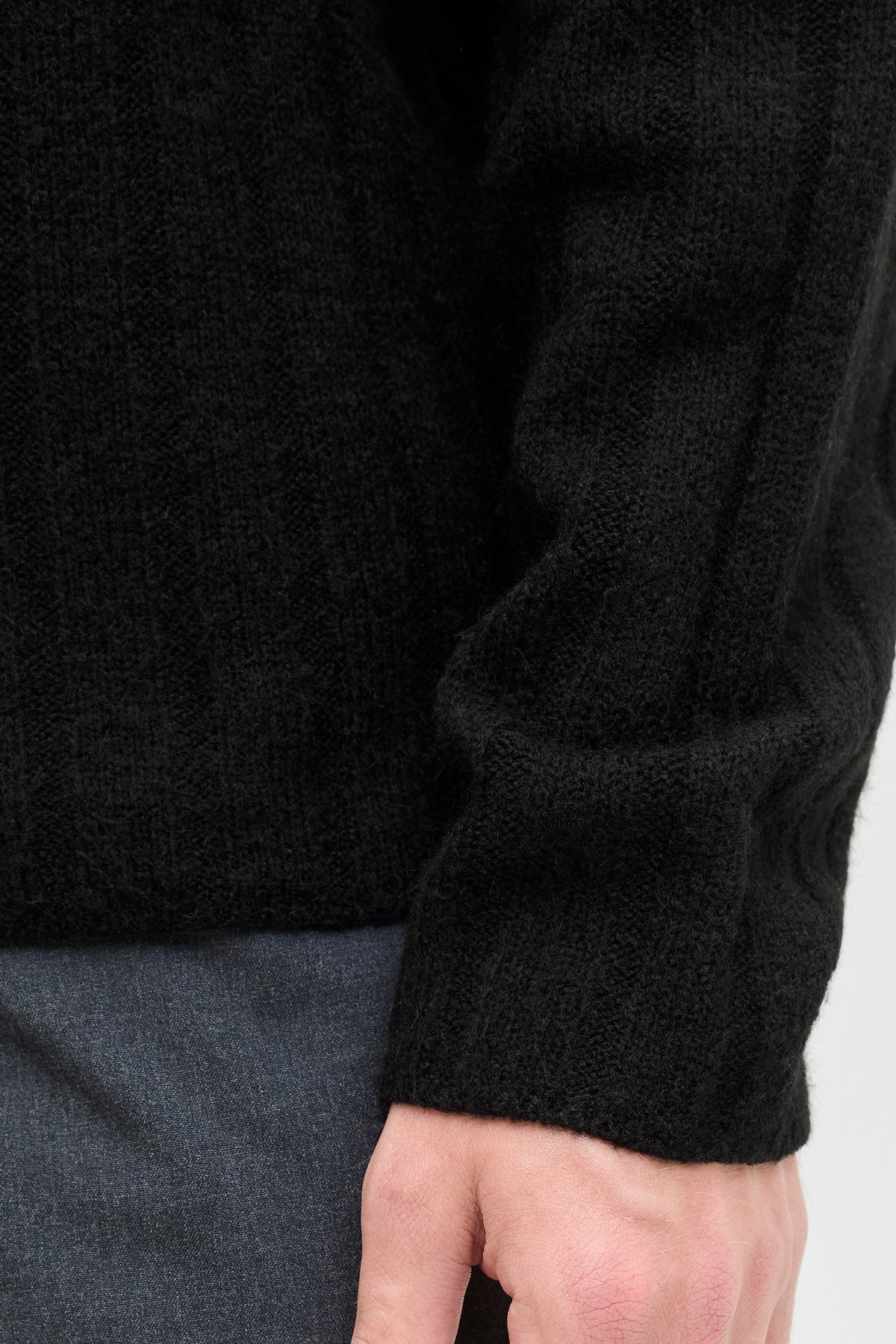 Jack & Jones Bradley Carter Knit Crew Neck Black