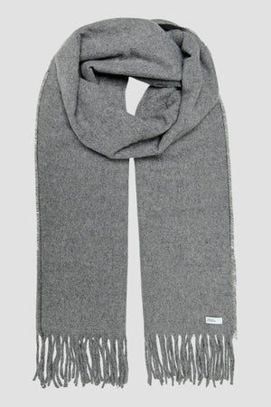 ONLY & SONS Easton Plain Knit Scarf Medium Grey Melange