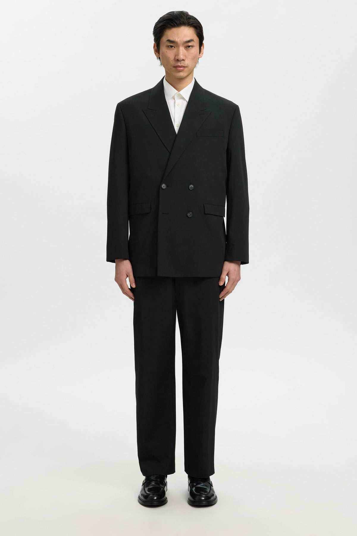 Selected Liam Double Breasted Blazer Black