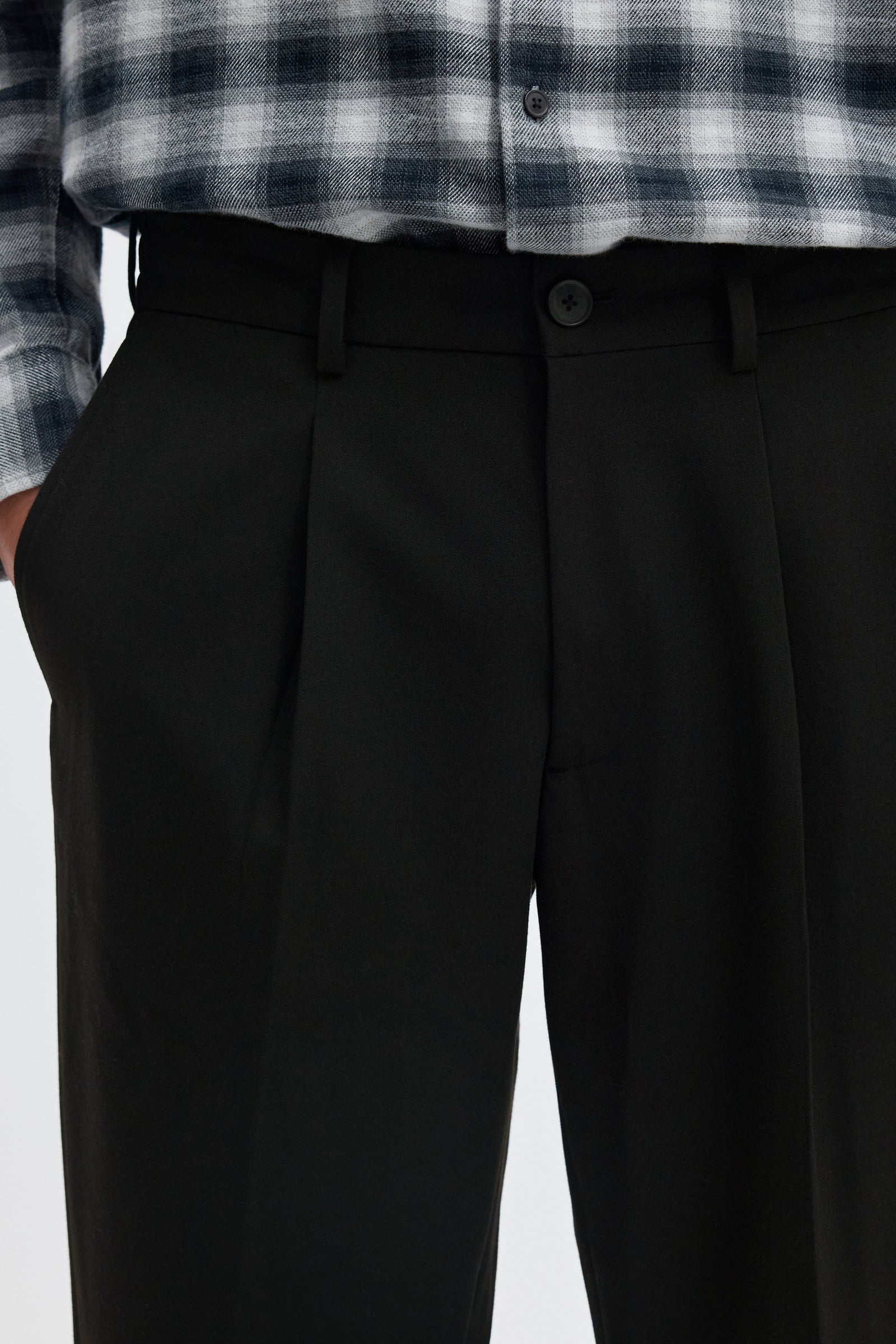 Selected 190-Reg Tapered Finn Flex Pants Black