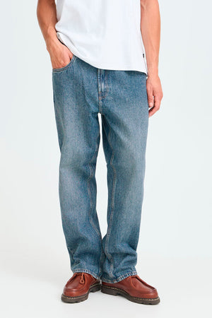 Solid Tommy Vanko Jeans Middle Vintage Blue Denim