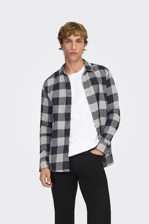 Only & Sons Gudmund LS Checked Shirt Griffin