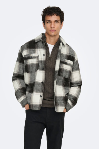 Only & Sons Zack Overshirt Black