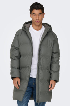 Only & Sons Royce Puffer Jacket Castor Gray