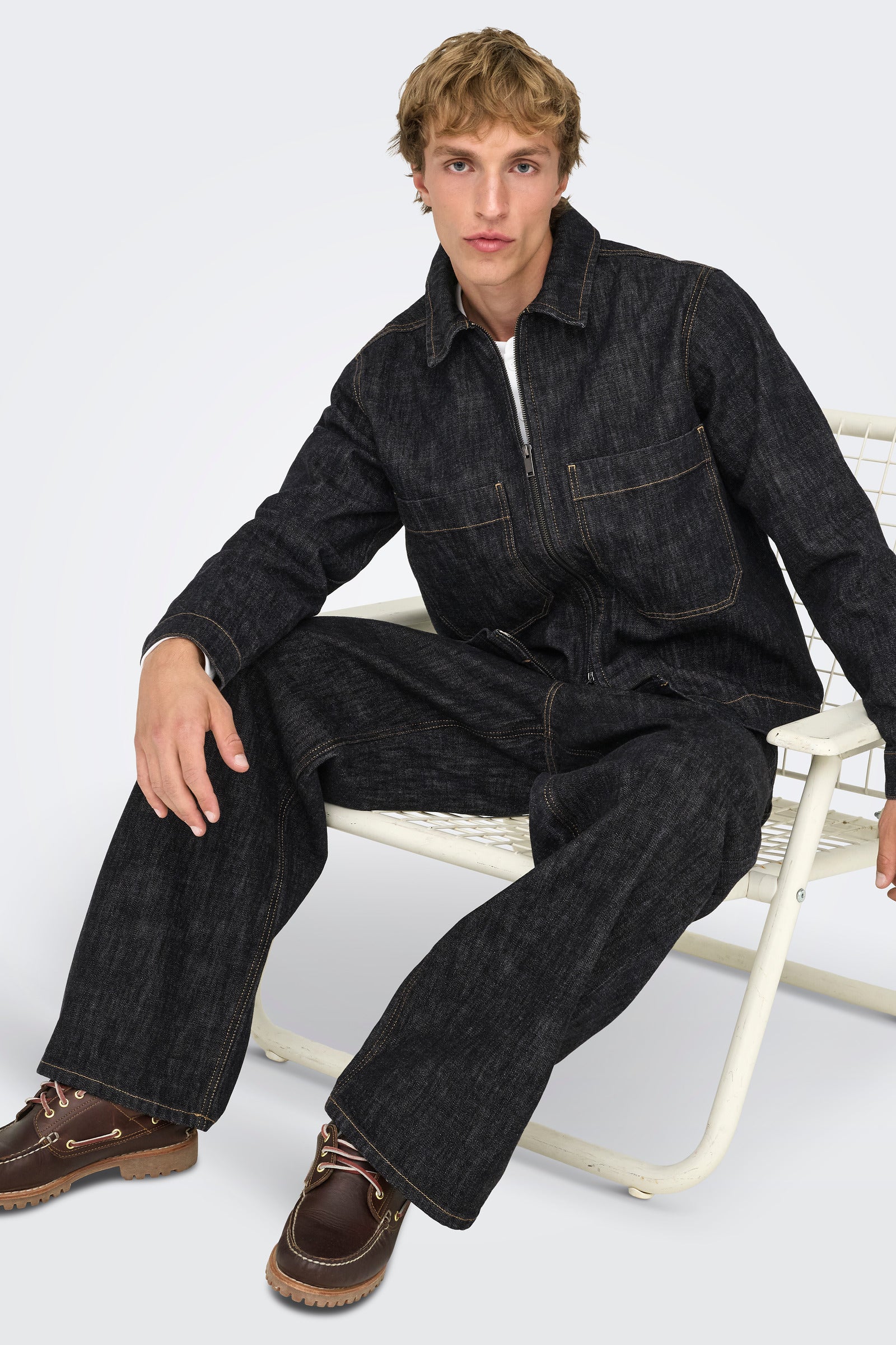 Only & Sons Cassel Rinse Denim Jas – Zwart – 2trendy.nl