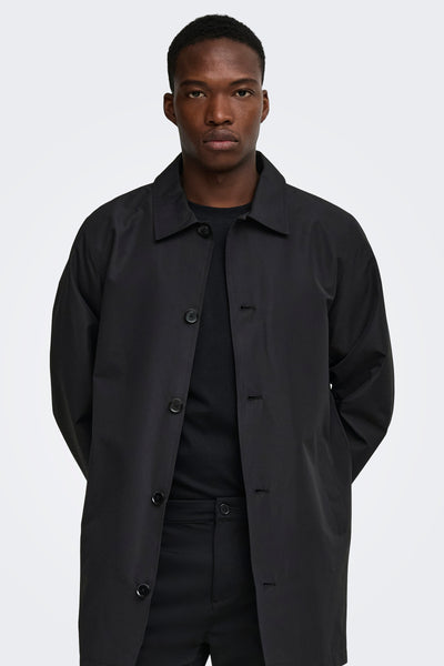 Only & Sons Halle Coat Black