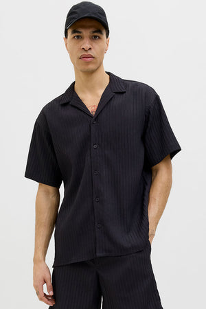 Jack & Jones Massimo Resort Shirt SS Black