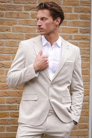 JEFF Ezra Blazer Ecru Mix