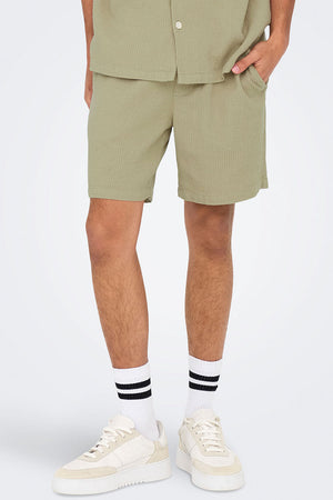 ONLY & SONS Bertil Waffle Shorts Twill