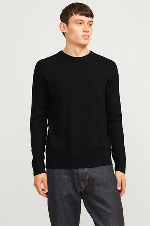 Jack & Jones Perfect Knit Crew Neck Black