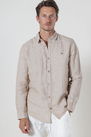 Kronstadt Ayers Ls shirt Feather Gray