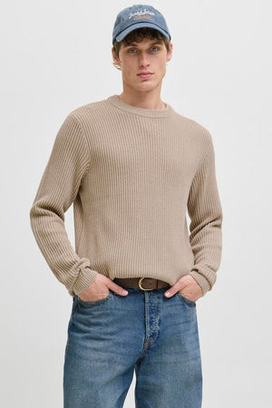 Jack & Jones Dover Knit Crew Neck SN Moonbeam