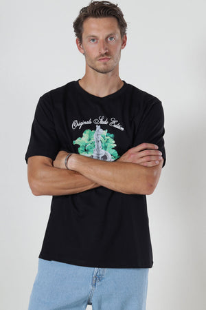Jack & Jones Hydra Front Tee Black