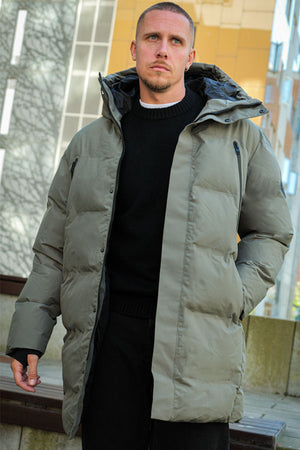Jack & Jones Alpha Long Puffer Dusty Olive