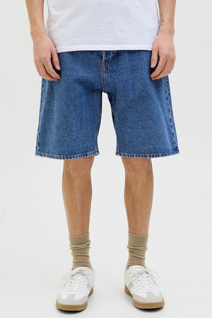 Jack & Jones Alex Baggy Fit Shorts 301 Blue Denim