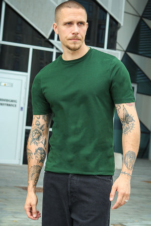 Liebhaveri Organic Bazo Tee Bottle Green