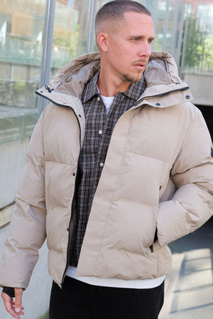 Jack & Jones Alpha Puffer Jacket Crockery