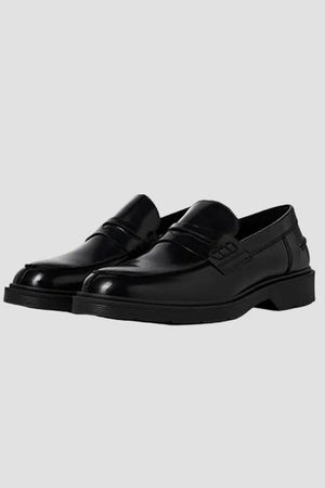 Jack & Jones Dax Leather Loafer Black