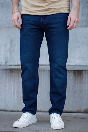 Solid Ryder Jeans Regular Fit Dark Blue Denim
