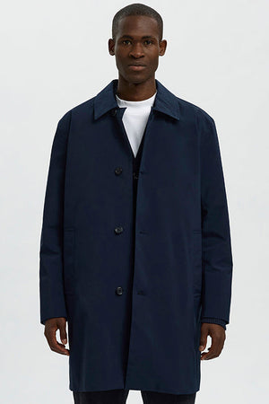 Selected Silas Urban Tech Carcoat Sky Captain