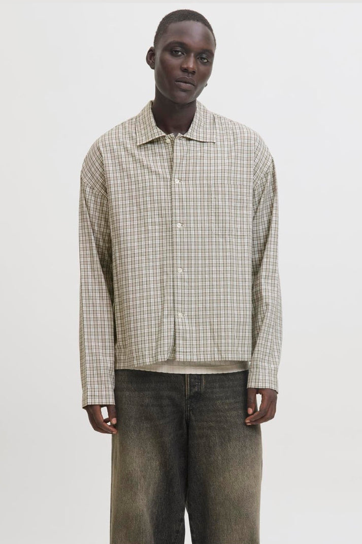 Jack & Jones Joraustin Clean Check Shirt Moonbeam