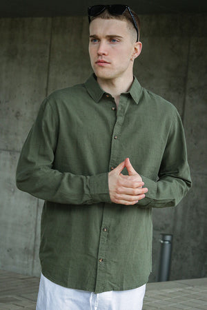 Jack & Jones Summer Shirt LS Beetle