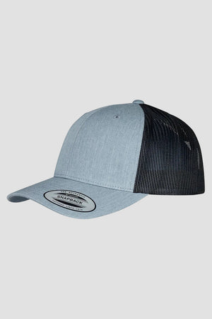 Flexfit Retro Trucker Heather Grey / Black