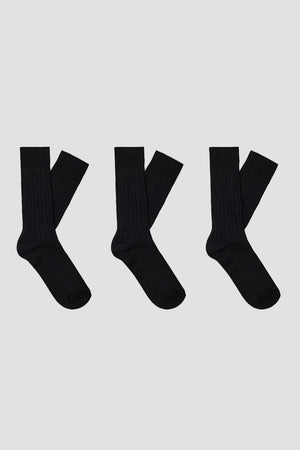 Selected Philip 3-Pack Sock Black